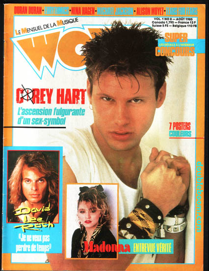 WOW Aout 1985 - Corey Hart